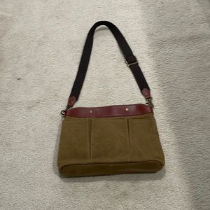 Brown Shoulder Bag with a removable strap